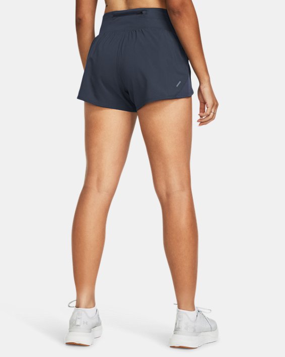 Women's UA Fly-By Elite 3" Shorts in Gray image number 1